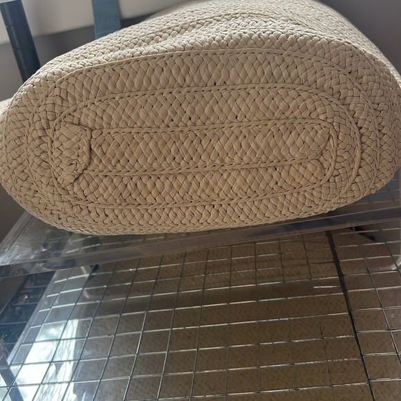 Lanvin Parfums Straw Large Shoulder Tote Bag - Picture 6 of 7